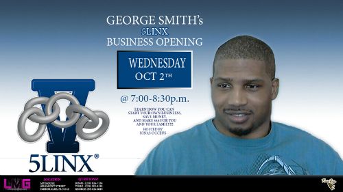 GeorgeSmith 5Linx Business Meeting flyer